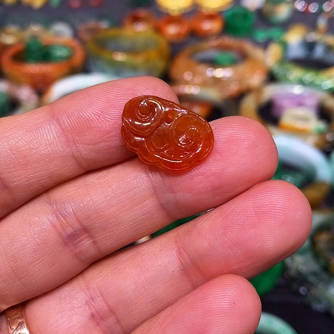 翡翠散珠翡翠如意