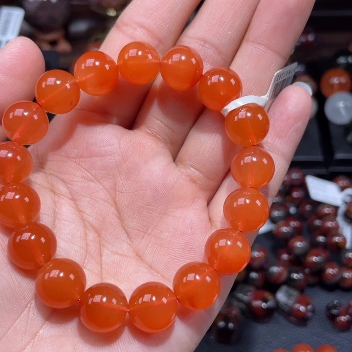 水晶手串未镶嵌凉*红兔毛