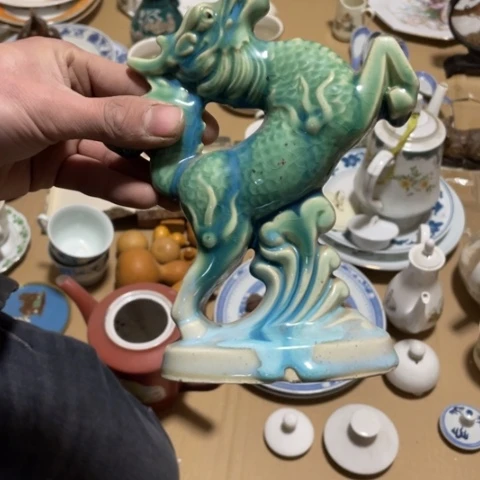 摆件明**静陶瓷艺术摆件