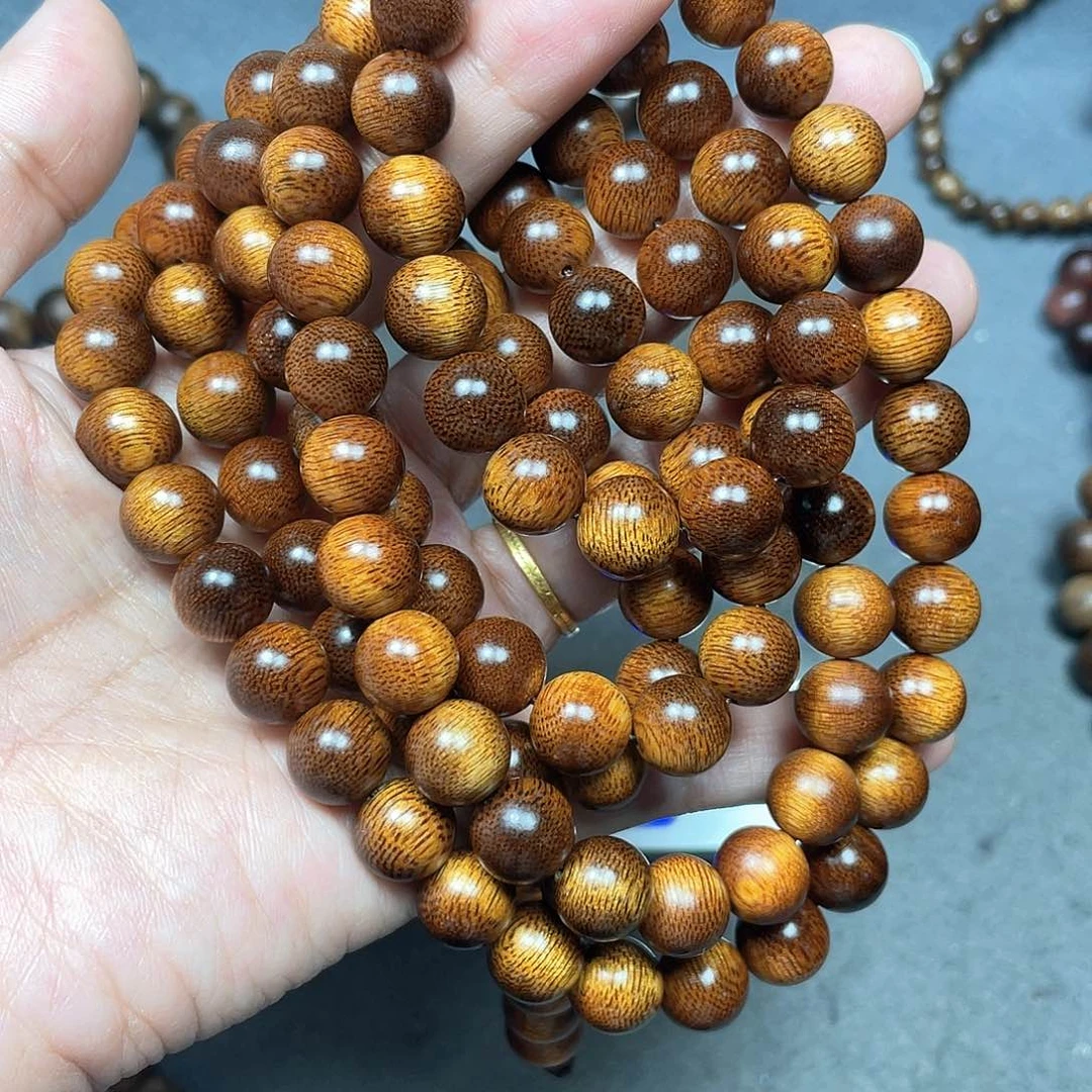 沉香手串富森红土瘤疤1.0
