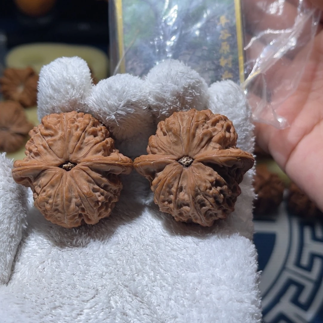 旭***航把件文玩核桃平谷血麒麟原树41.5全品
