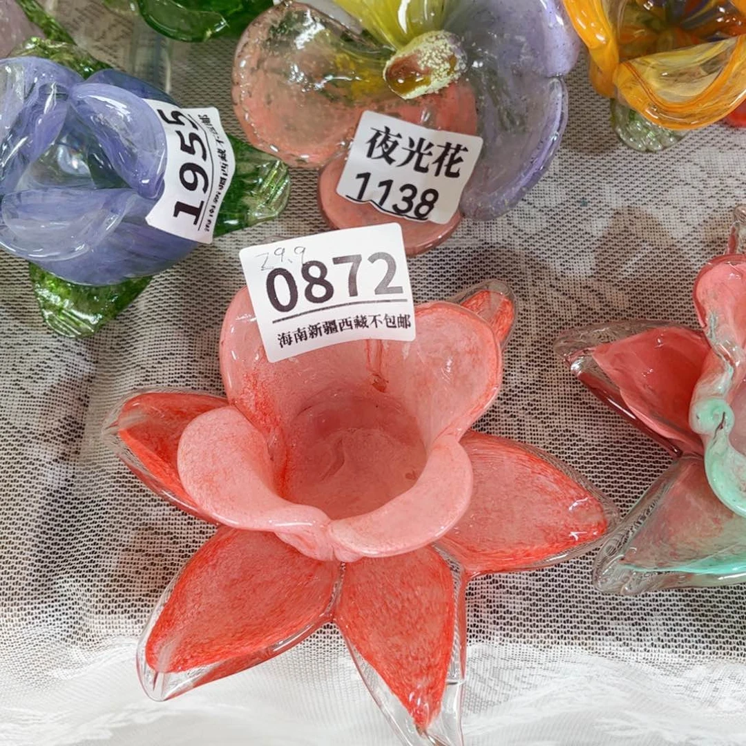 琉璃0872有手工痕迹 花瓶家悦美居