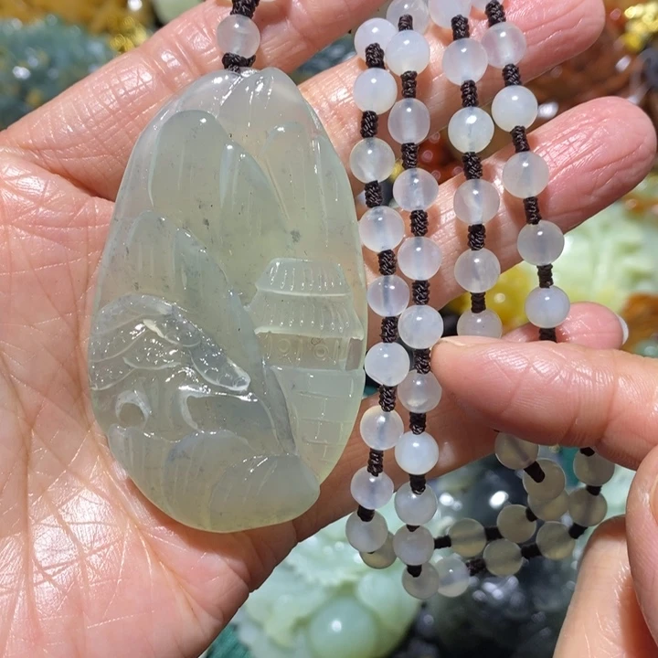 岫玉岫玉吊坠未镶嵌