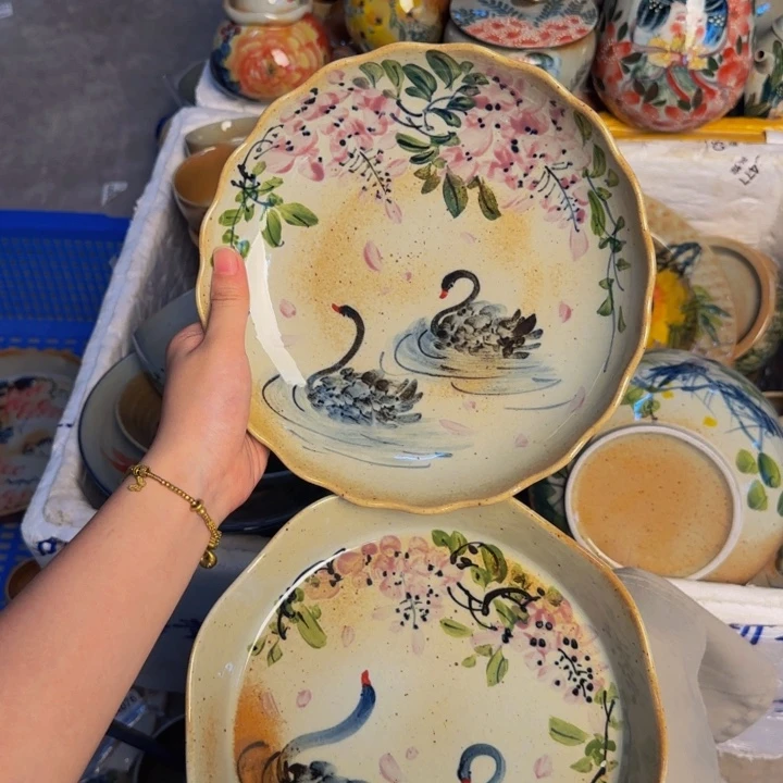 瓷片景德镇陶瓷手工手绘