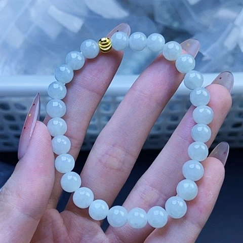 未镶嵌定制翡翠珠链