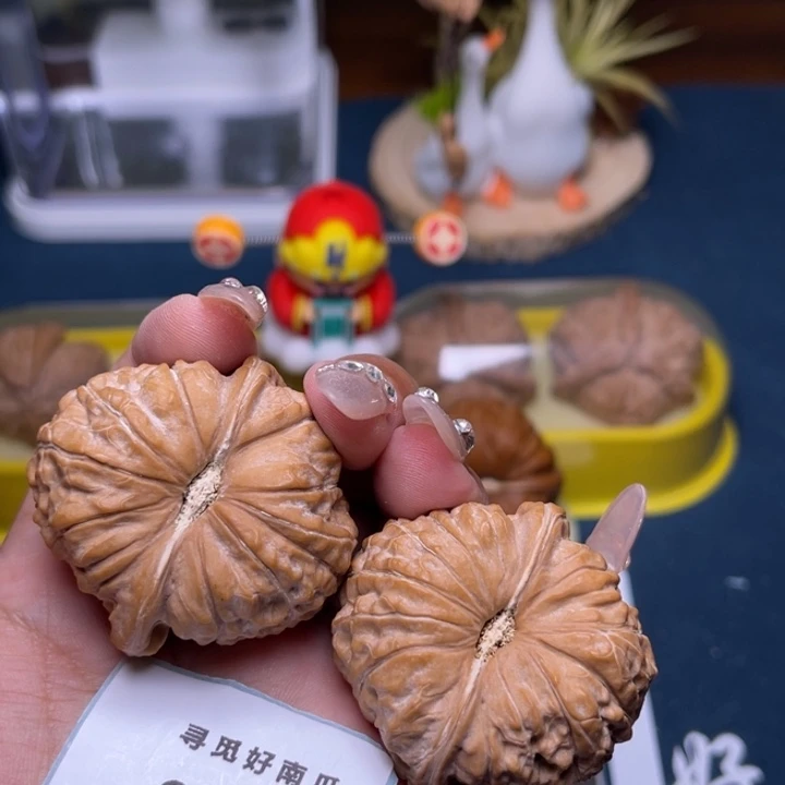 文玩核桃把件南瓜墩43-0634