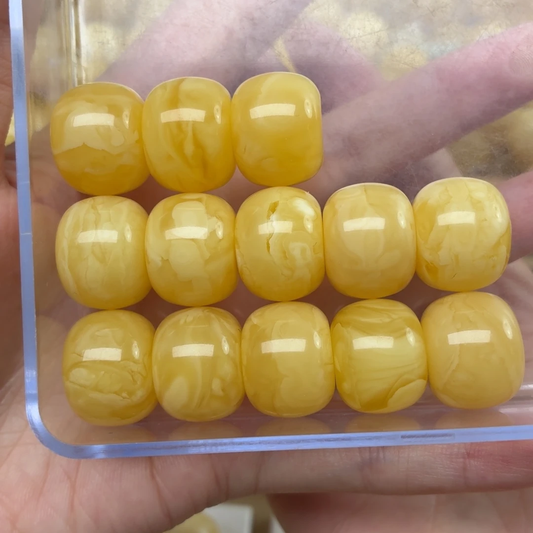裸石蜜蜡未镶嵌17+蜜蜡手串