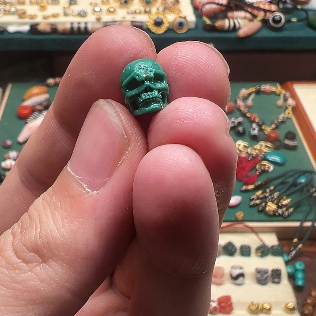 猴头核桃手串亲签