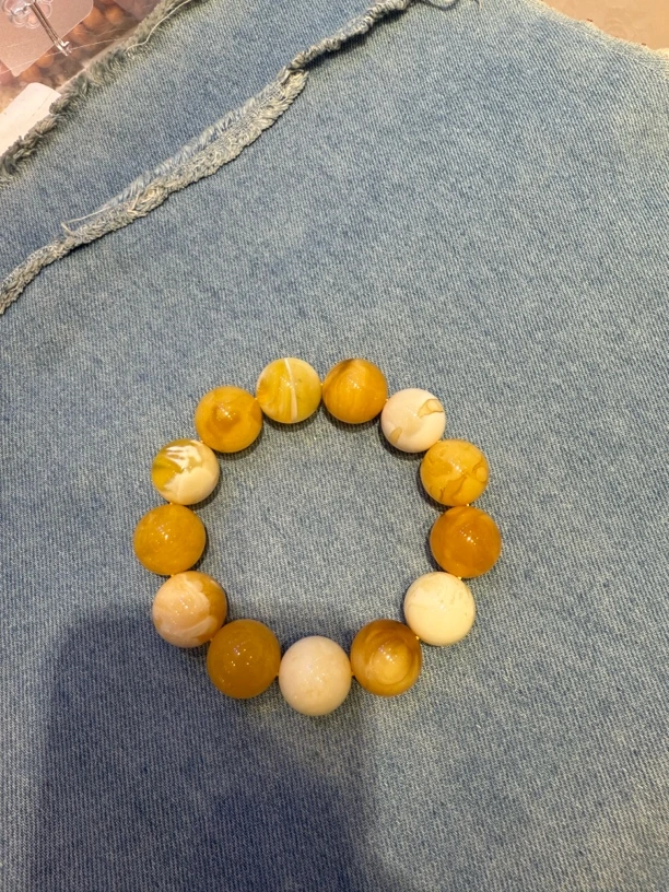 蜜蜡多宝手串未镶嵌.