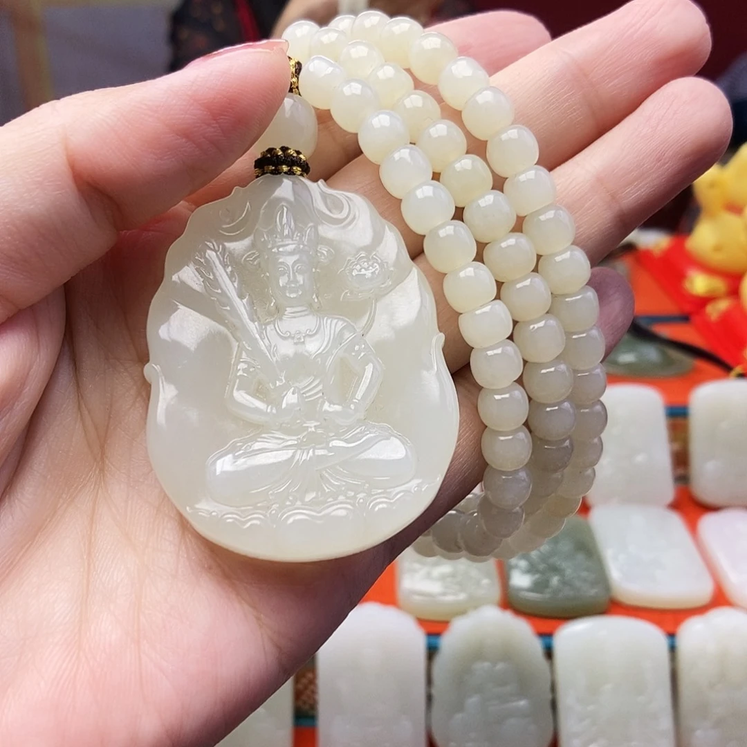 和田玉未镶嵌颈饰用****8