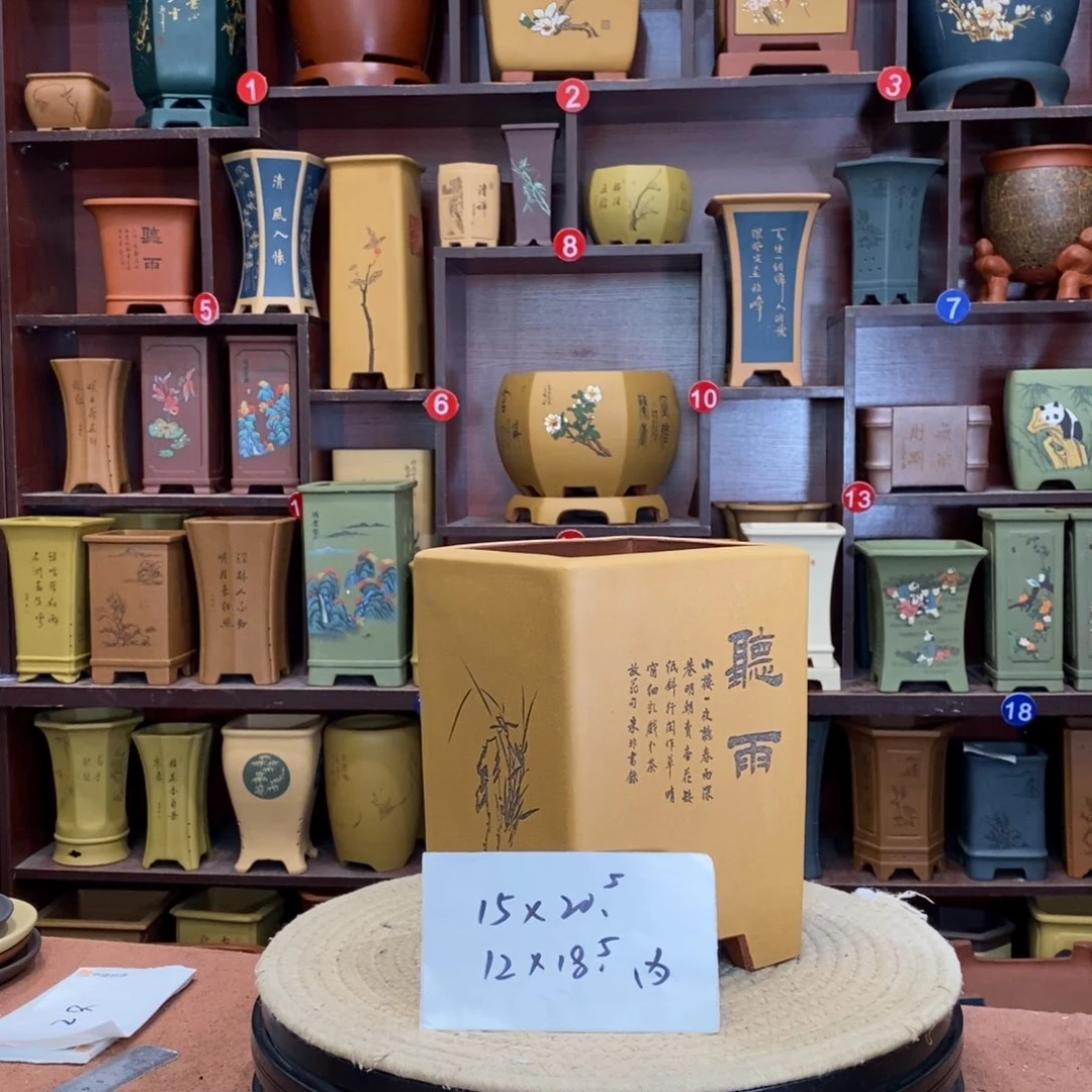 紫砂花盆紫砂花盆