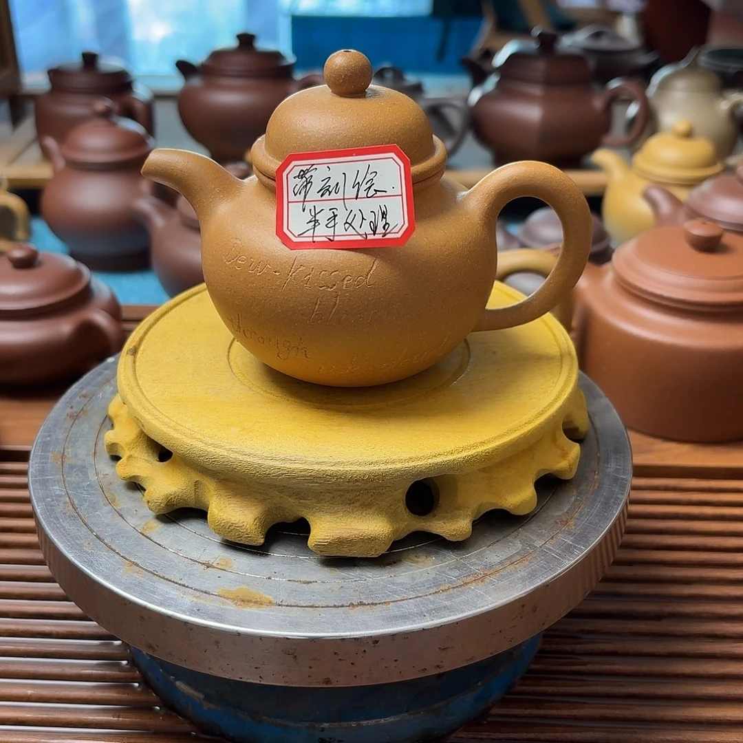 茶壶紫砂半手工制作