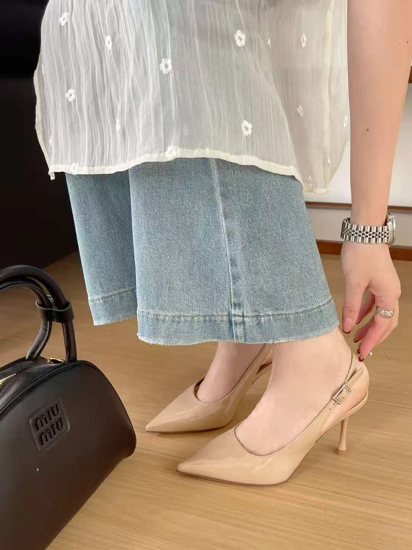 【大西子专属】曼妃新款定制高跟鞋后空凉鞋