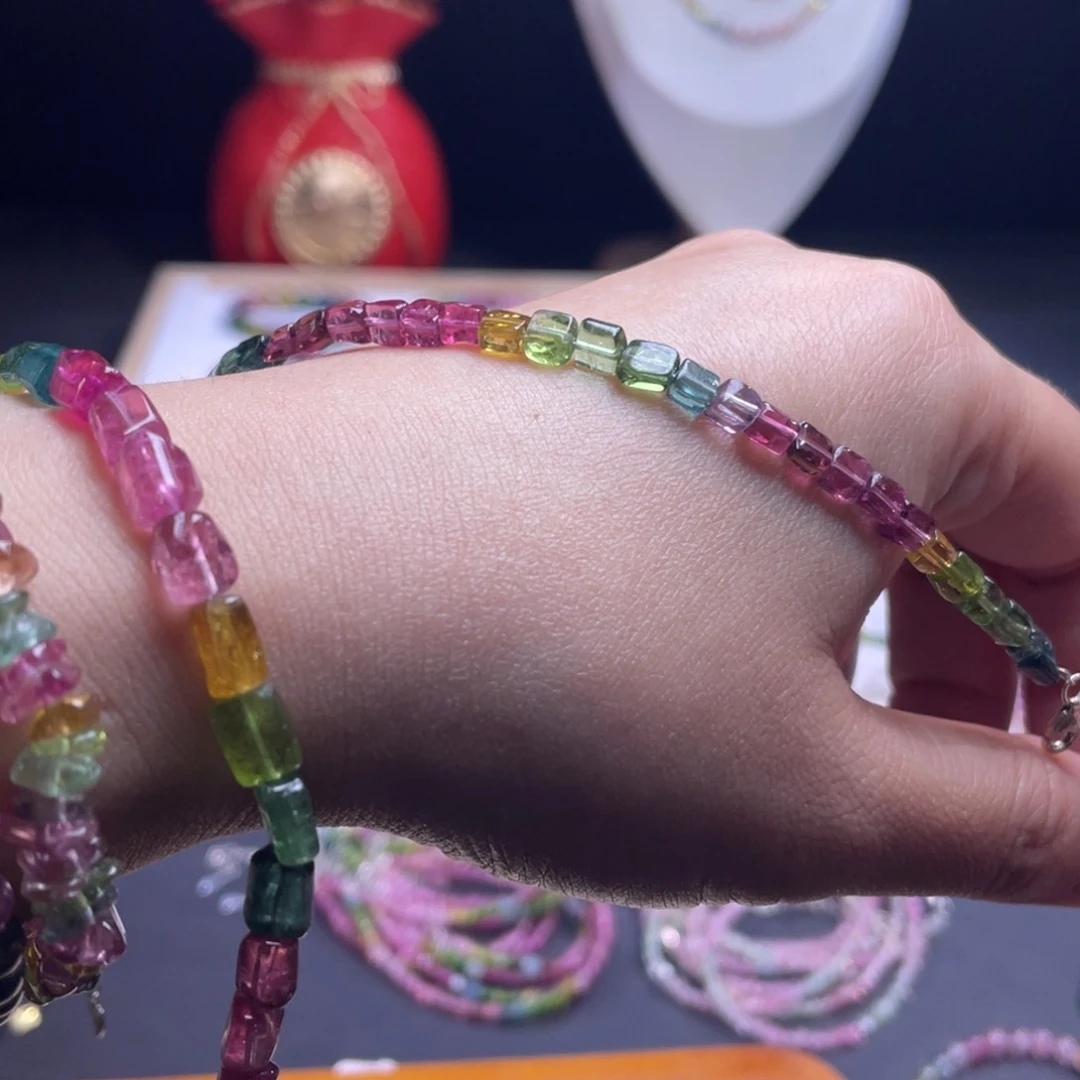 手串未镶嵌碧玺脆***～A7碧玺手链