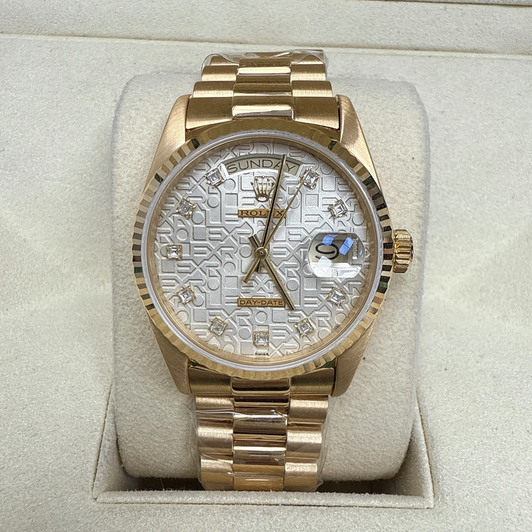 99新 Rolex/劳力士  日志18038/36mm/银电脑原钻/23214