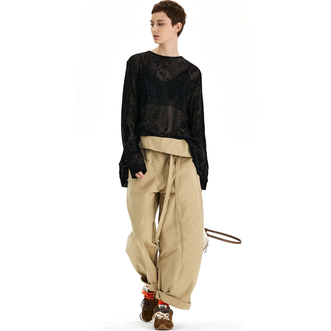 QIANQIAN 春夏时尚简约日系休闲山本裤73163