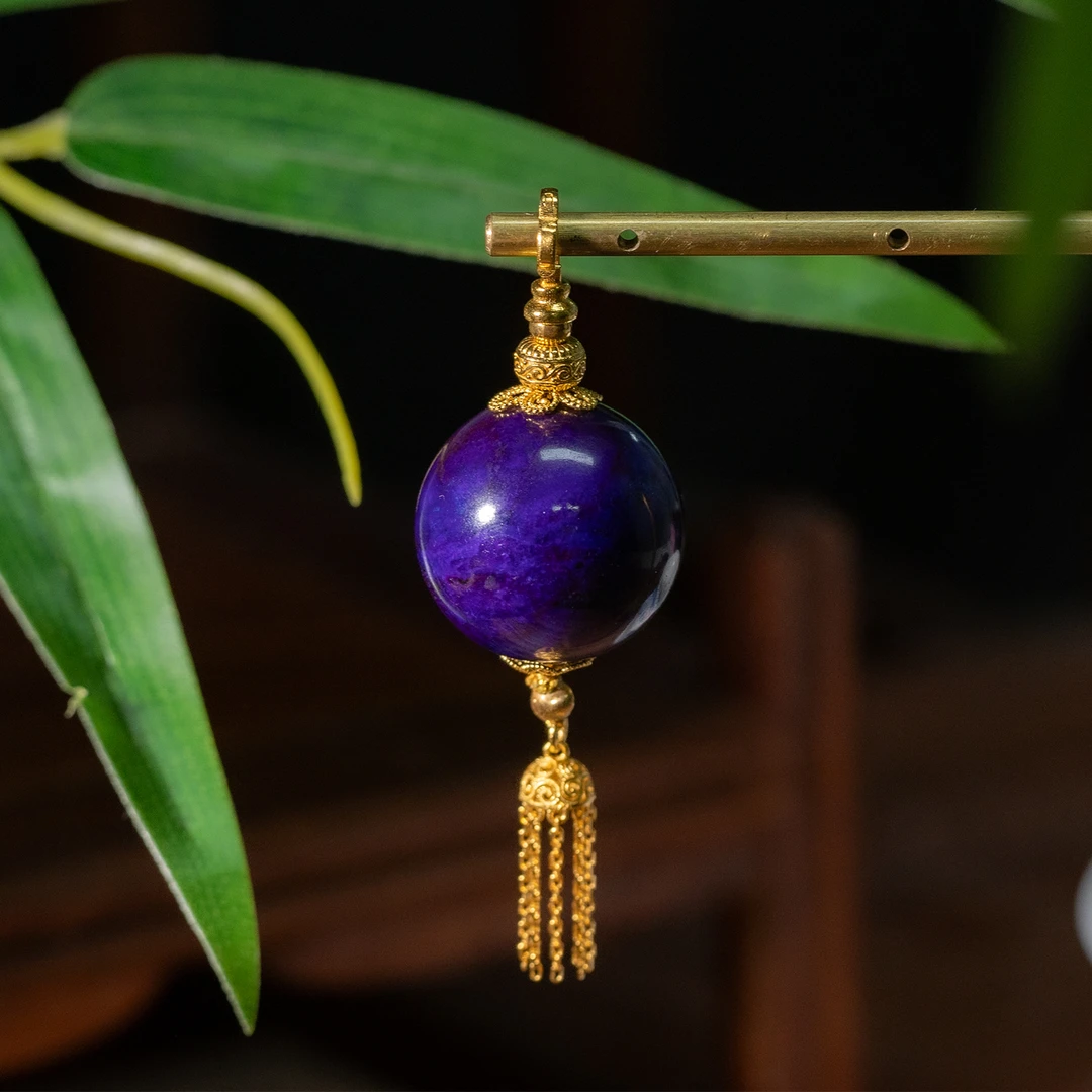 世间臻宝-18K金高阶舒俱来圆珠吊坠/多样性发/P6670/