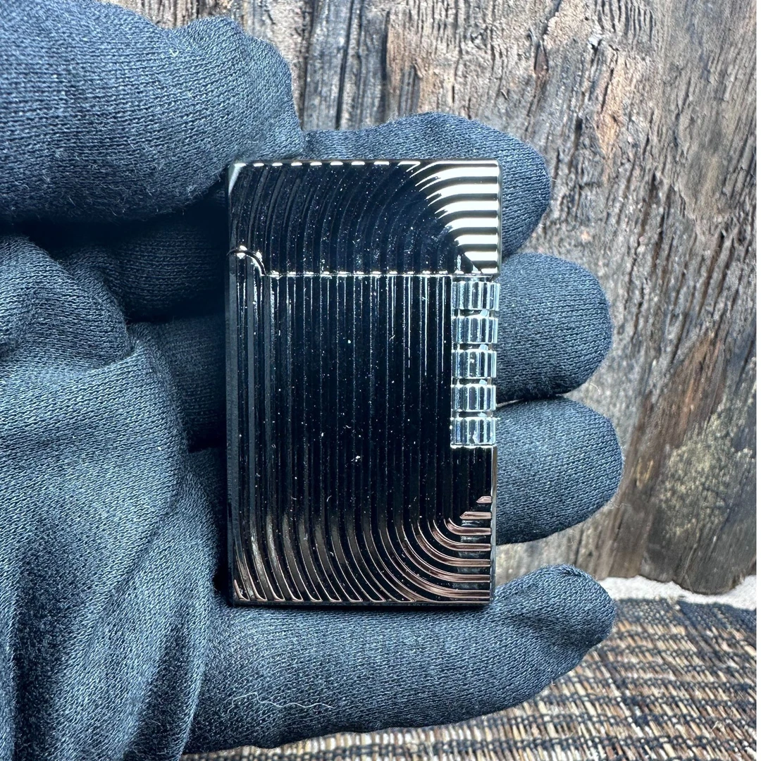 LYD-28208 迷宫朗声黑镍 充气打火机经典时尚商务气体机