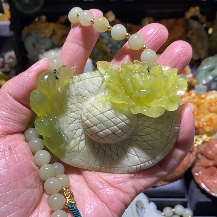 岫玉岫玉吊坠未镶嵌