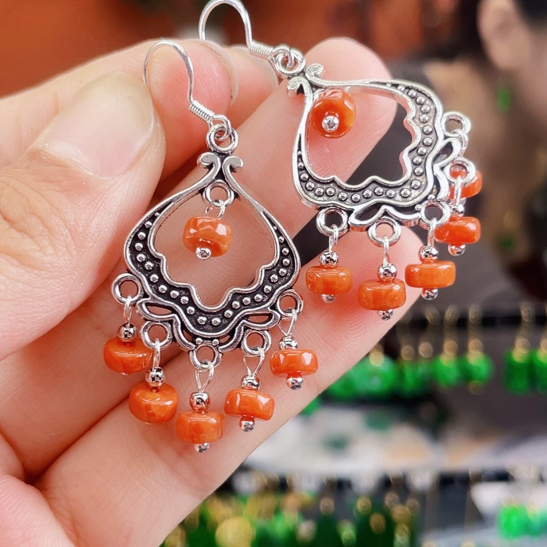 翡翠未镶嵌耳饰饰品