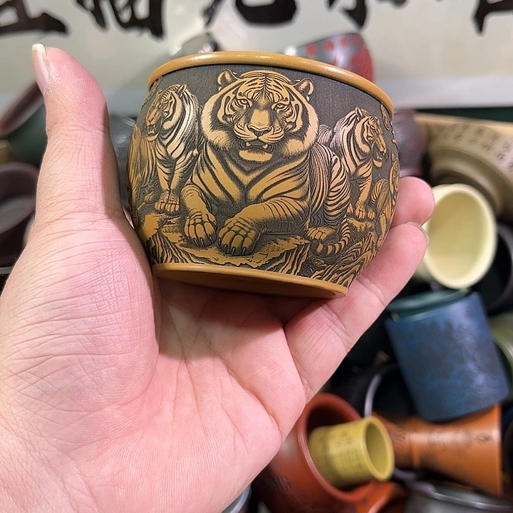 茶杯紫砂全手工紫砂主人被