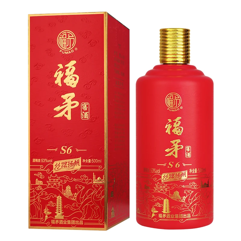 福矛窖酒53度丝路扬帆s6纯粮酿造商务宴请53%Vol500ml