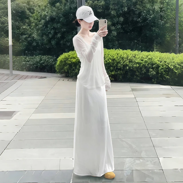 蕾丝吊带罩衫叠穿两件套女2025新款春季温柔风独特绝美超好看套装