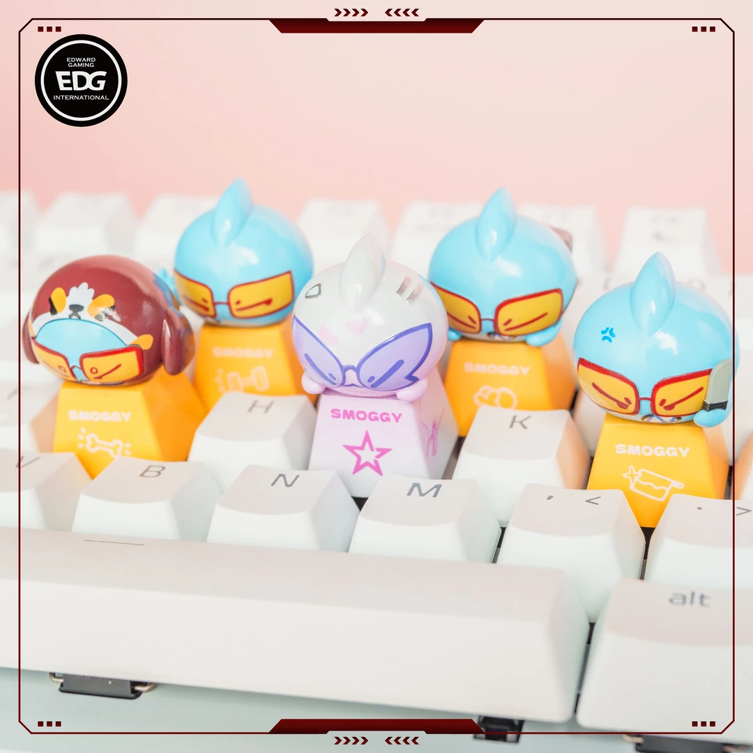 【直播代拆】【瓦电】-EDG ZOO*Smoggy小鲨鱼系列键帽