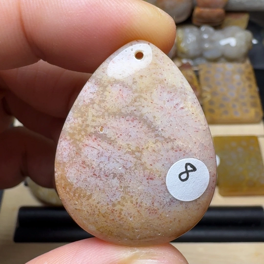 硅化玉未镶嵌纯天然色有机玉石保真色无珠无绳不退换