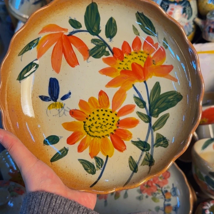 瓷片景德镇陶瓷手工手绘