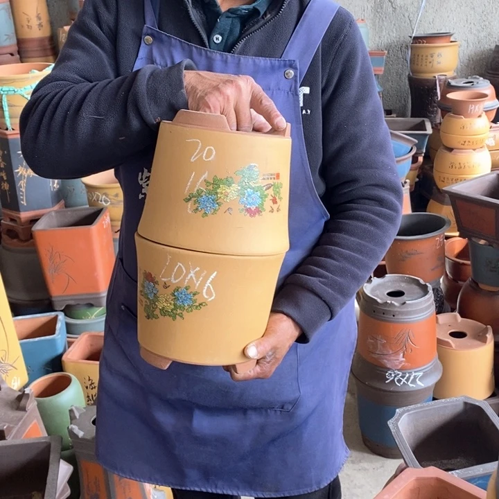 紫砂花盆紫砂花盆