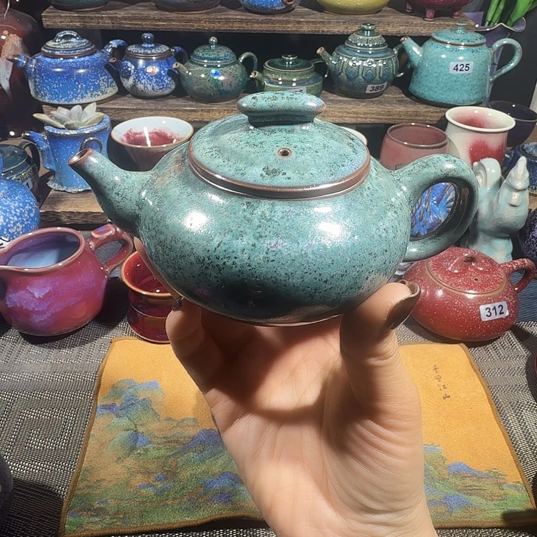 微瑕茗欣钧窑高温钧瓷