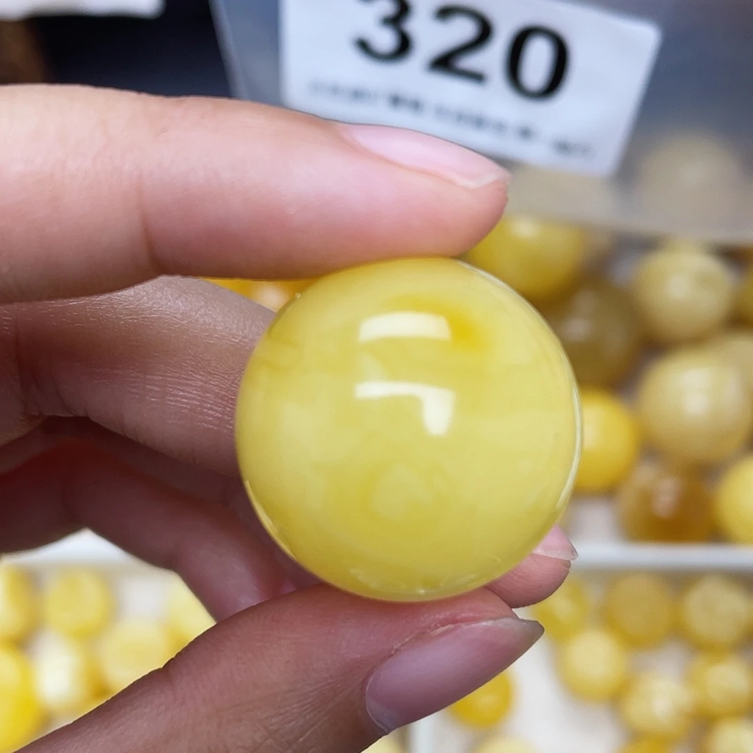 蜜蜡未镶嵌珠宝奇石粉23.4