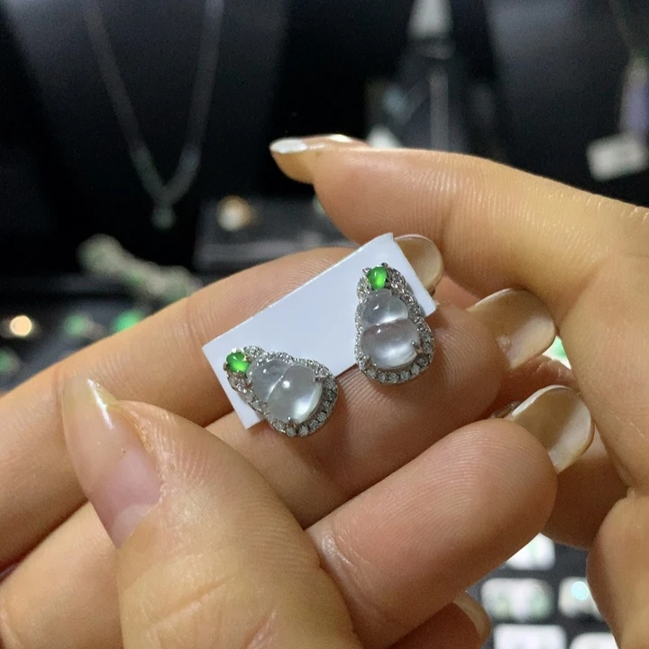 翡翠银S925镶嵌戒指
