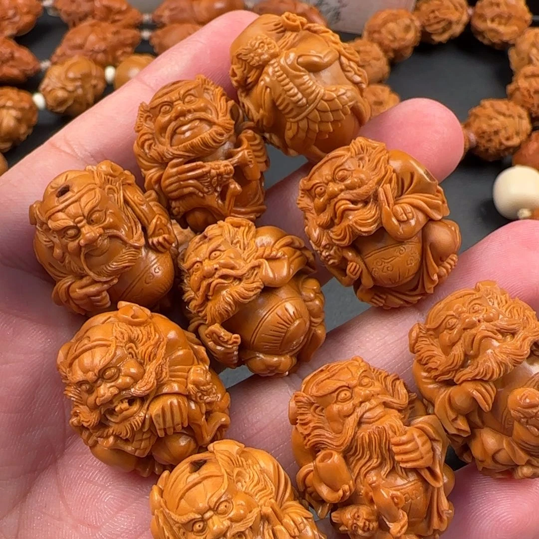 橄榄核手串/手链骑兽小鬼钟馗手串