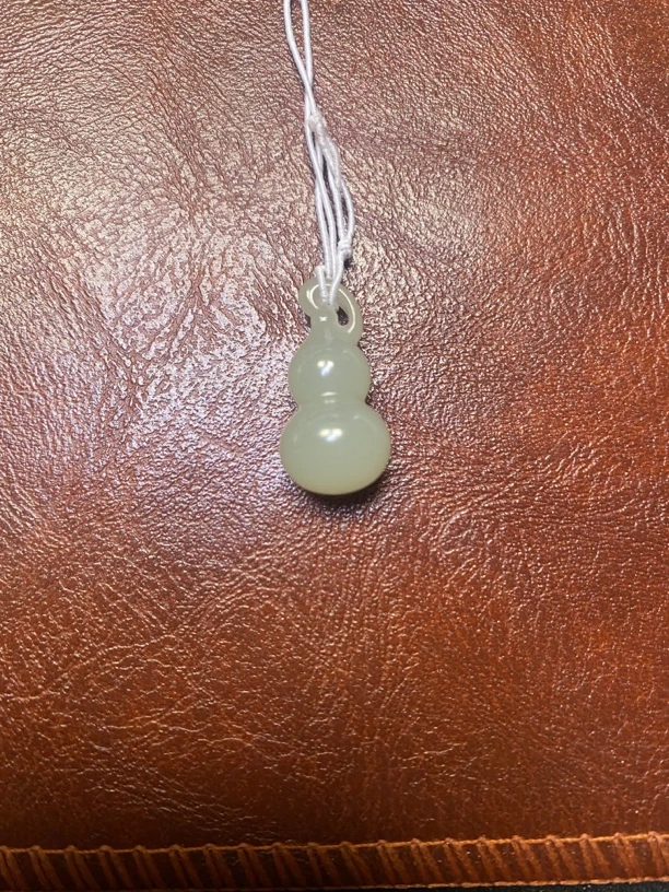 和田玉白玉晴水小葫芦