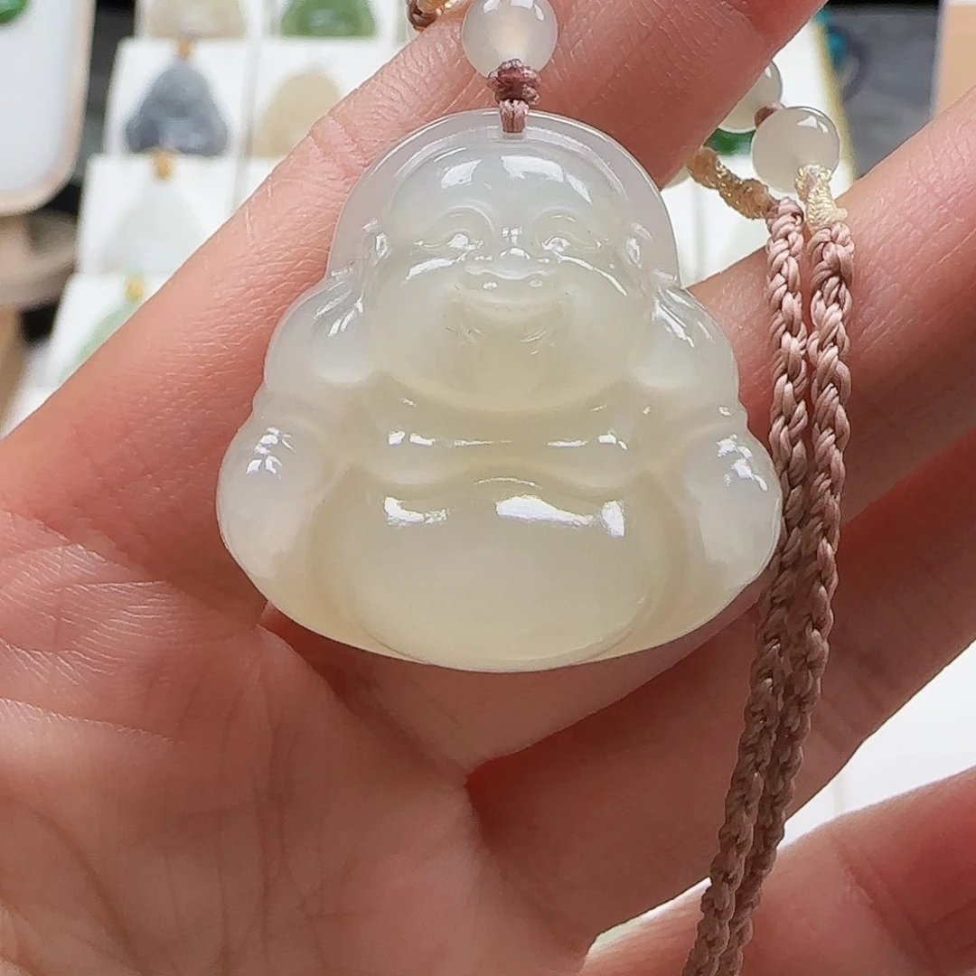 和田玉未镶嵌颈饰30