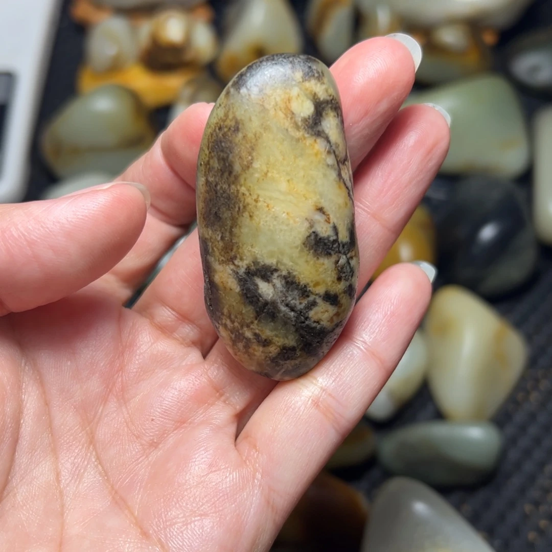 和田玉未镶嵌挂件A76