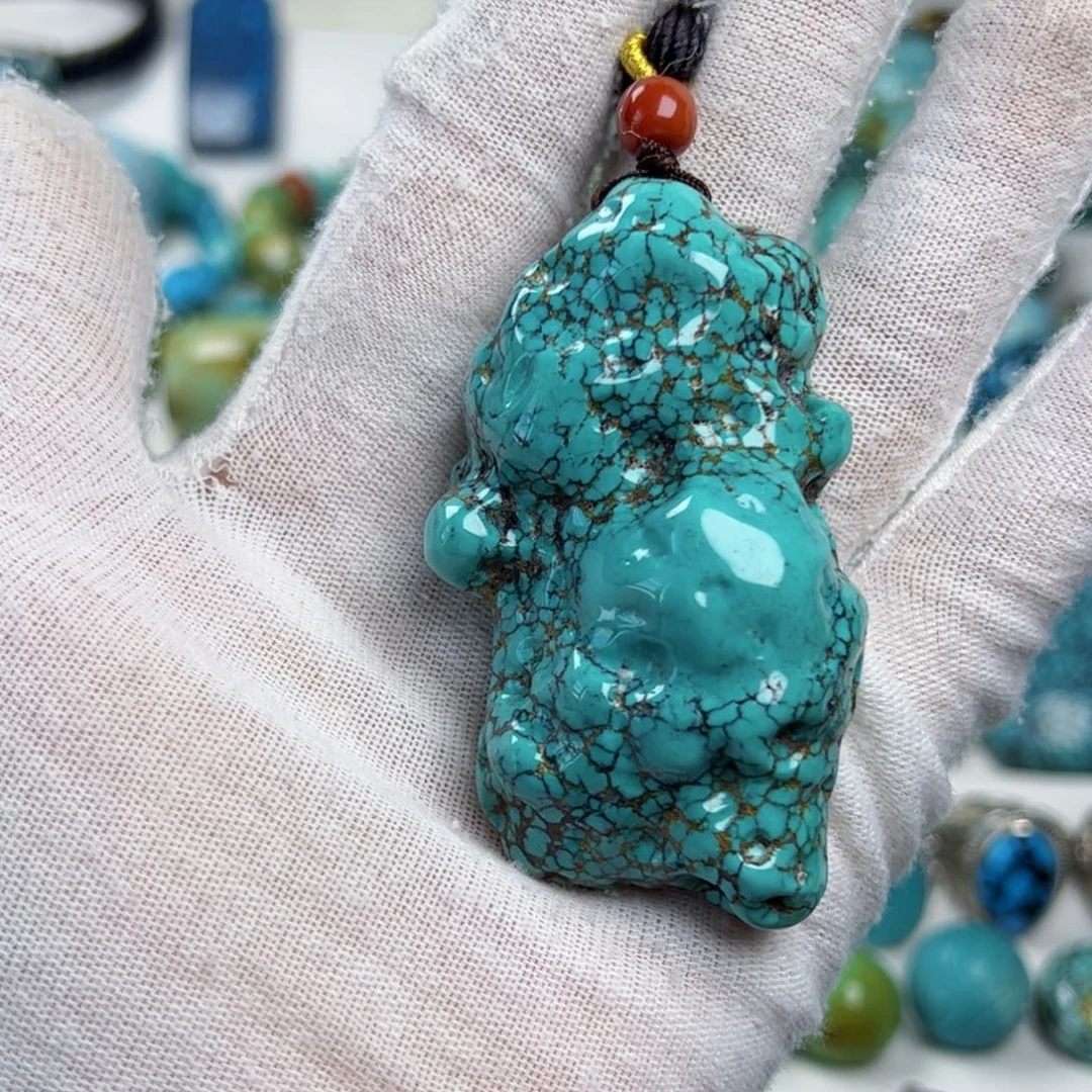 未镶嵌绿松石珠宝奇石