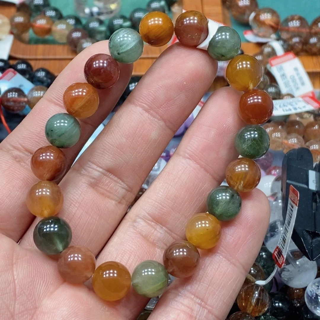 水晶手串未镶嵌天然