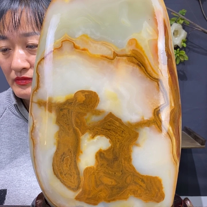 石材精品古青石摆件