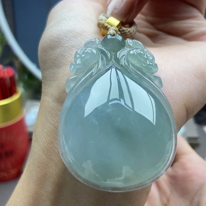 翡翠未镶嵌颈饰吊坠21