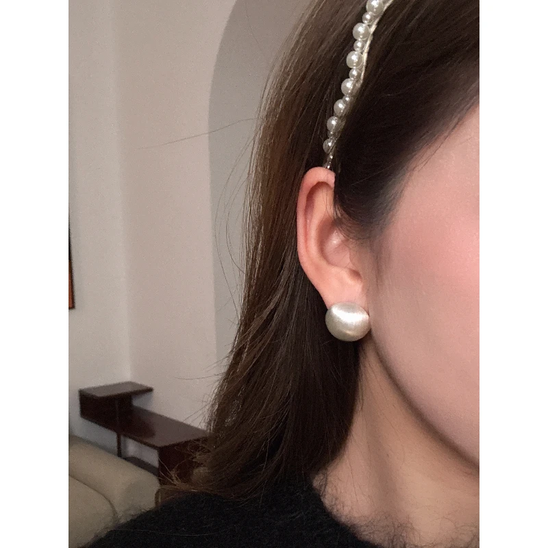 非金属耳饰 CsyX2-复古豆粒耳钉CA5SI025