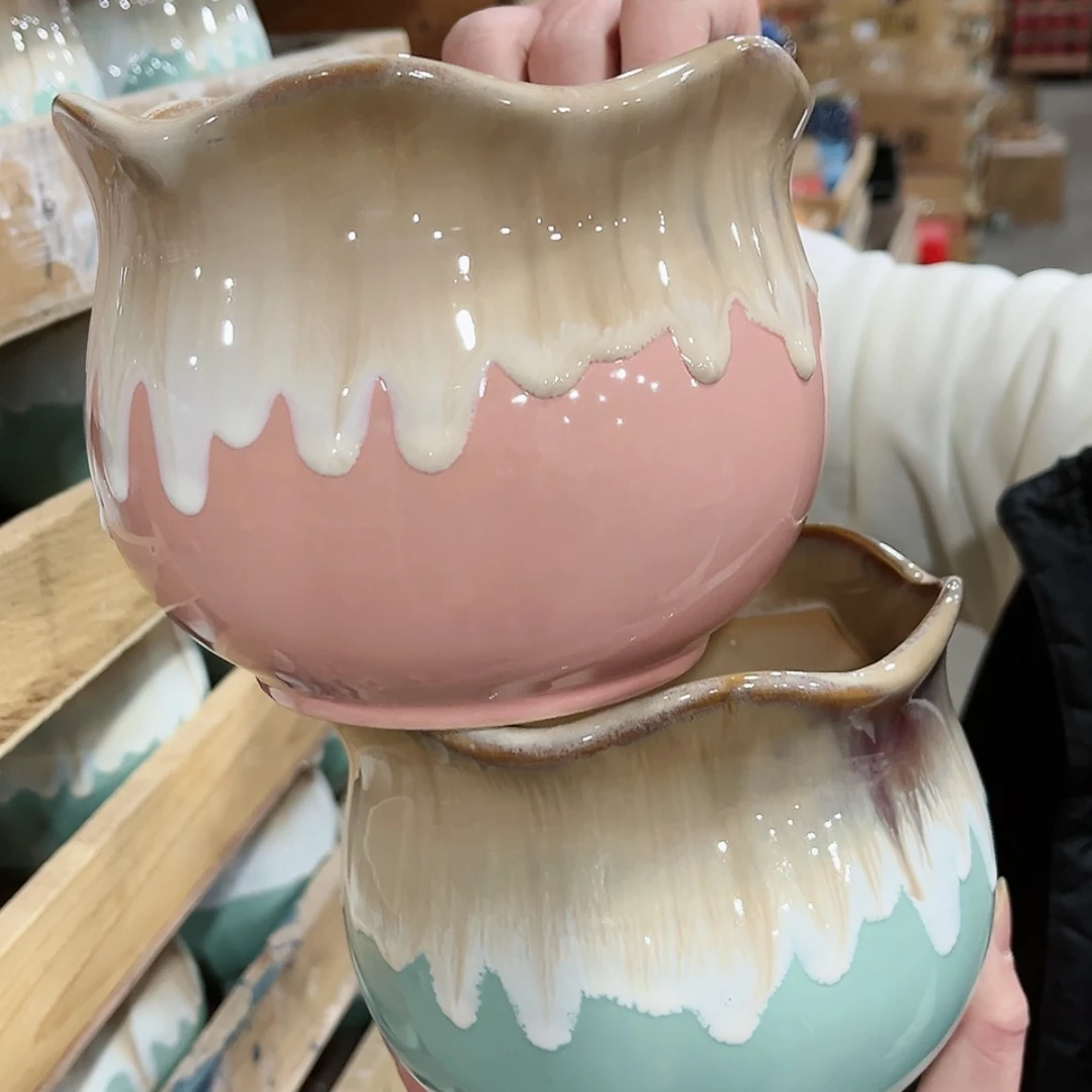 【闪购商品】陶瓷陶瓷多肉植物花盆