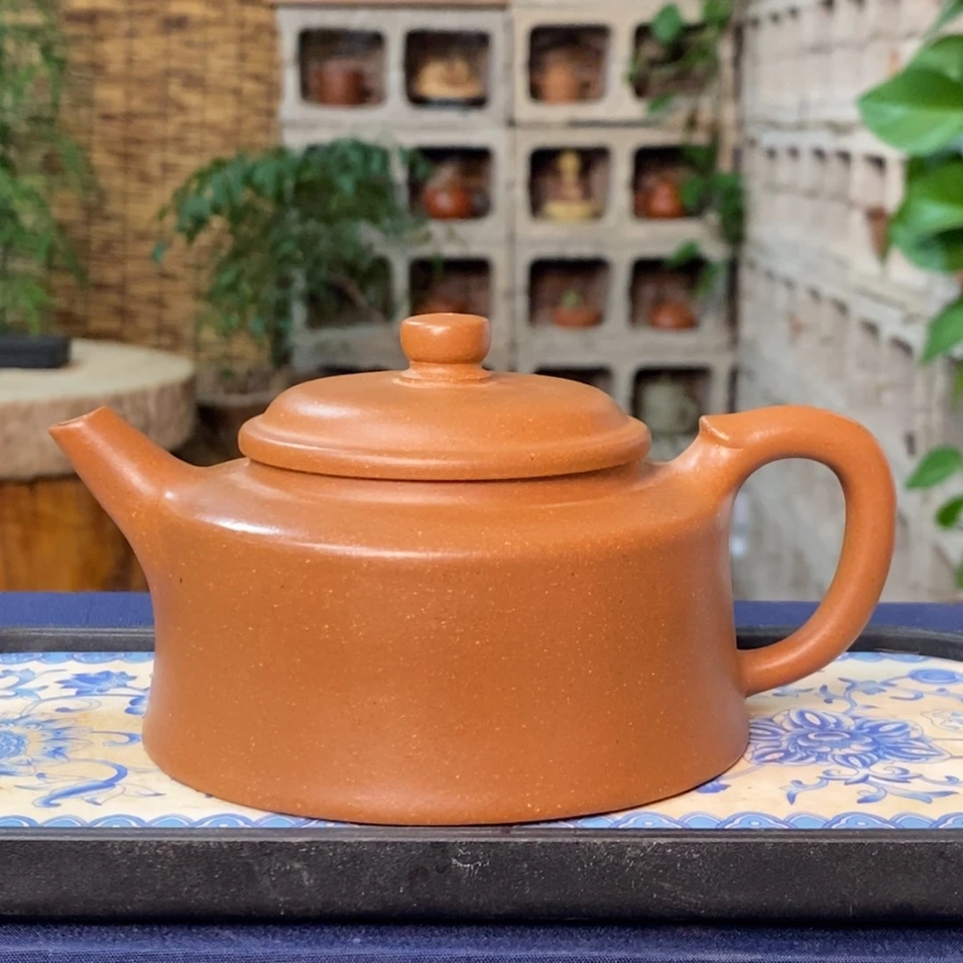 茶壶紫砂老段新德钟紫砂壶