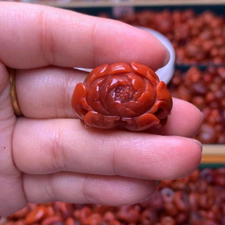南红玛瑙屁桃未镶嵌2