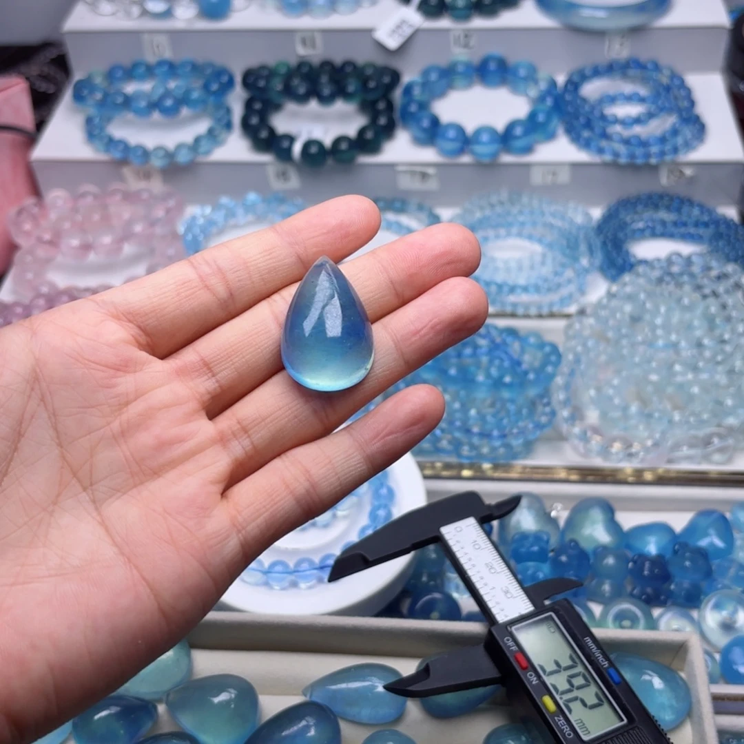 未镶嵌手串海蓝宝石水滴补差价20