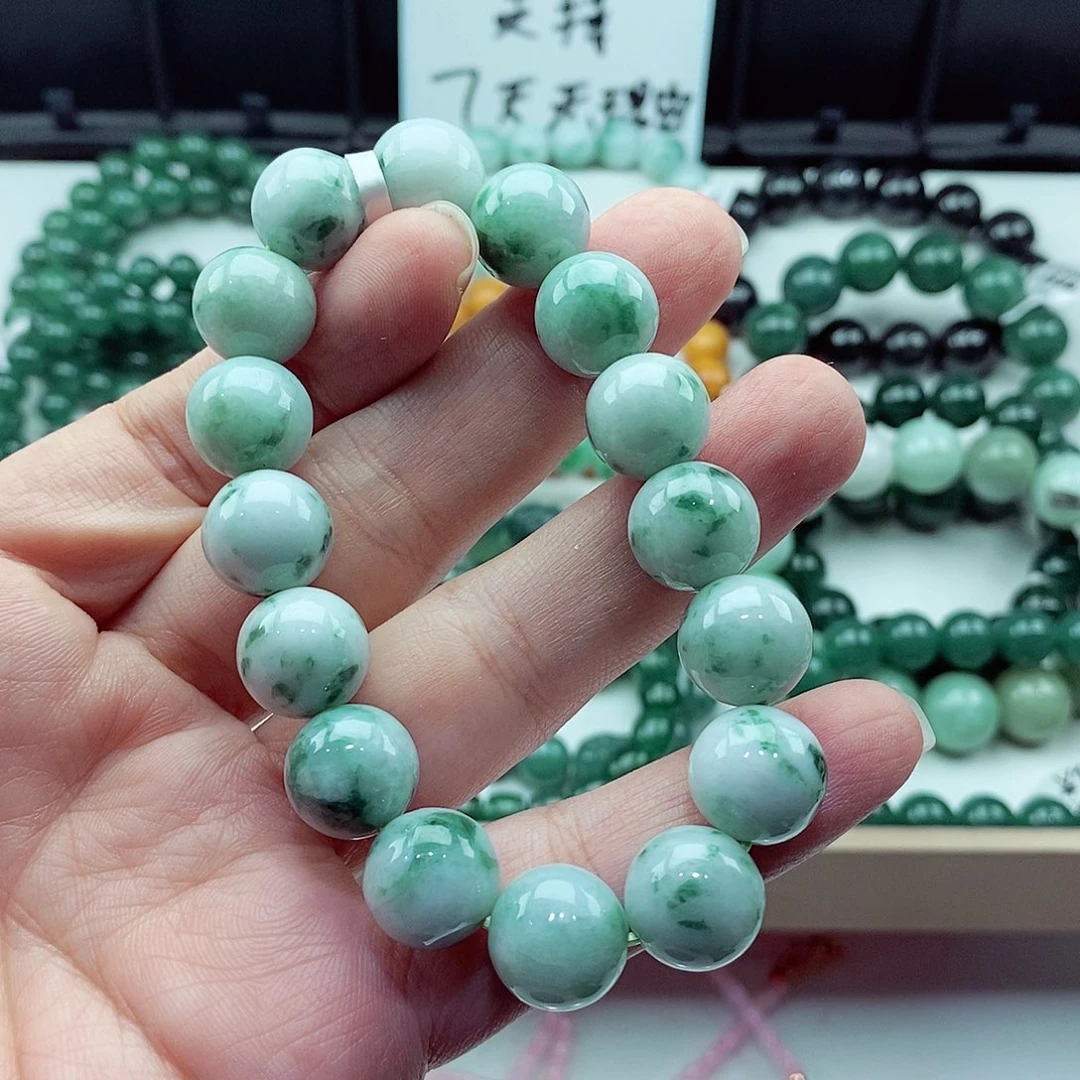 翡翠未镶嵌毛衣链
