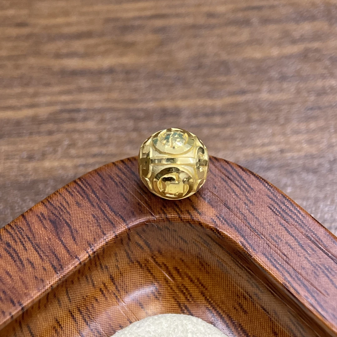 足金999-8mm招财纳福转运珠DP2445-0510