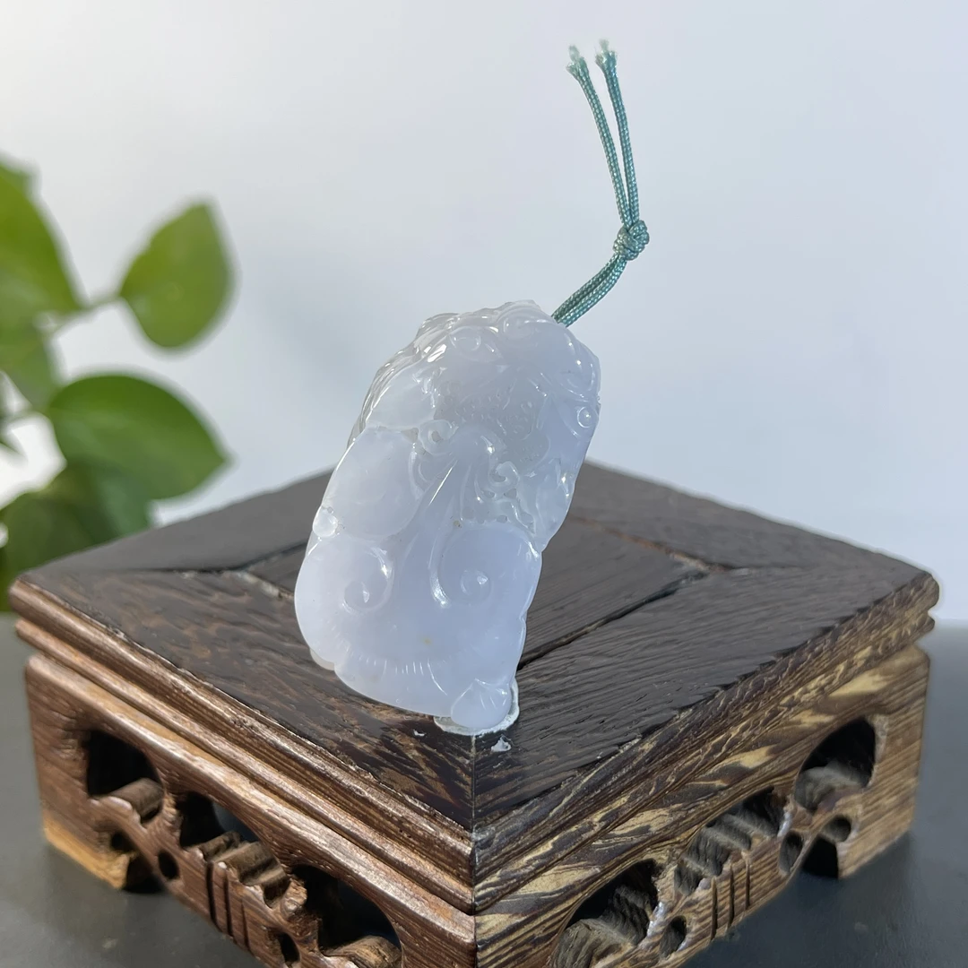 JXA02-73 天然缅甸A货翡翠  貔貅